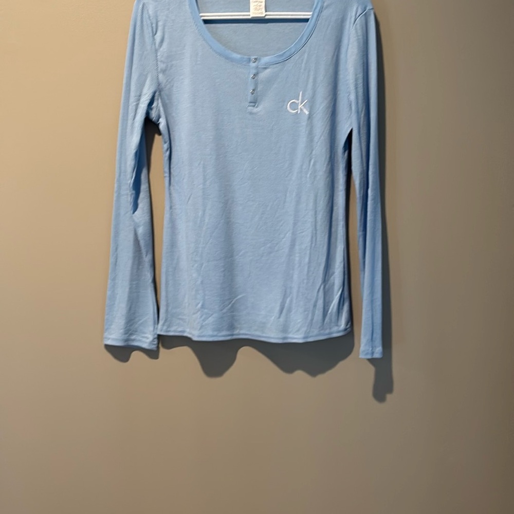 Calvin Klein Blue Pajama Set